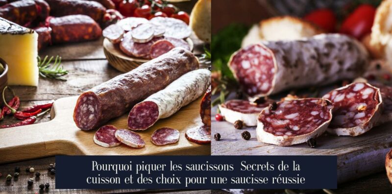 Pourquoi piquer les saucissons Secrets de la cuisson et des choix pour une saucisse réussie