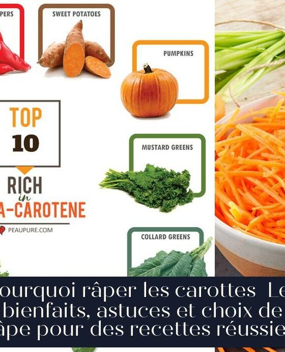 Pourquoi râper les carottes Les bienfaits, astuces et choix de râpe pour des recettes réussies.