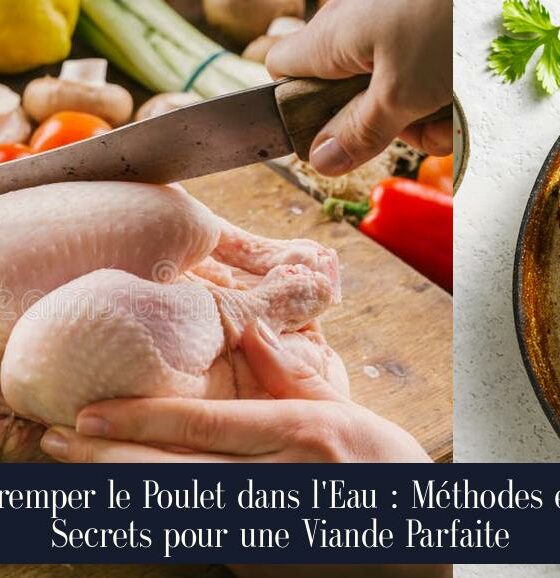 Tremper le Poulet dans l'Eau : Méthodes et Secrets pour une Viande Parfaite