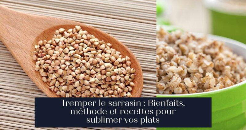 Tremper le sarrasin : Bienfaits, méthode et recettes pour sublimer vos plats