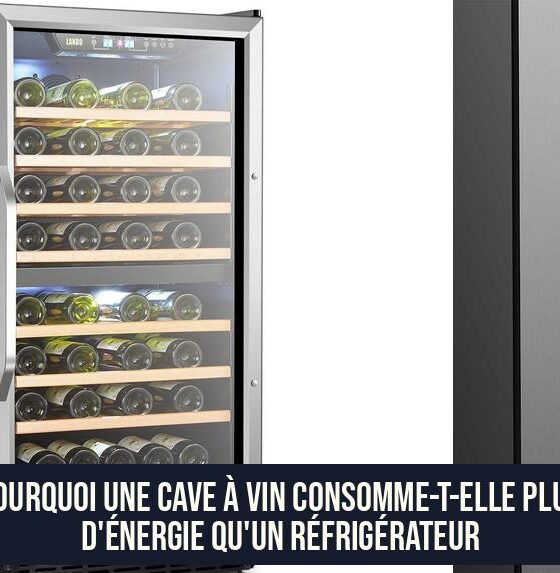 Pourquoi une cave à vin consomme-t-elle plus d'énergie qu'un réfrigérateur