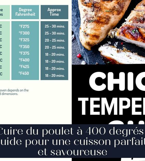 Cuire du poulet à 400 degrés : Guide pour une cuisson parfaite et savoureuse