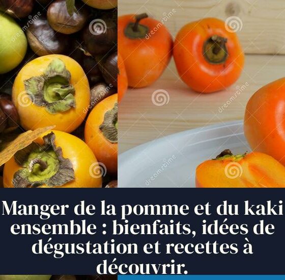 Manger de la pomme et du kaki ensemble : bienfaits, idées de dégustation et recettes à découvrir.
