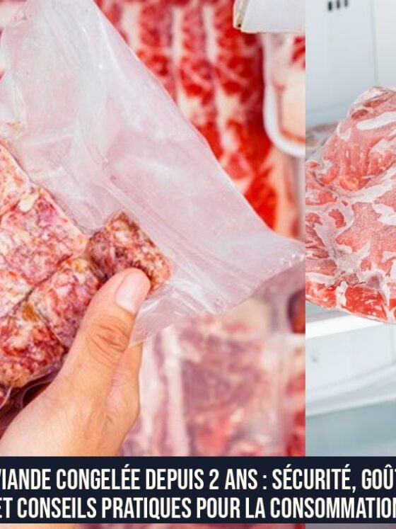 Viande congelée depuis 2 ans : sécurité, goût et conseils pratiques pour la consommation