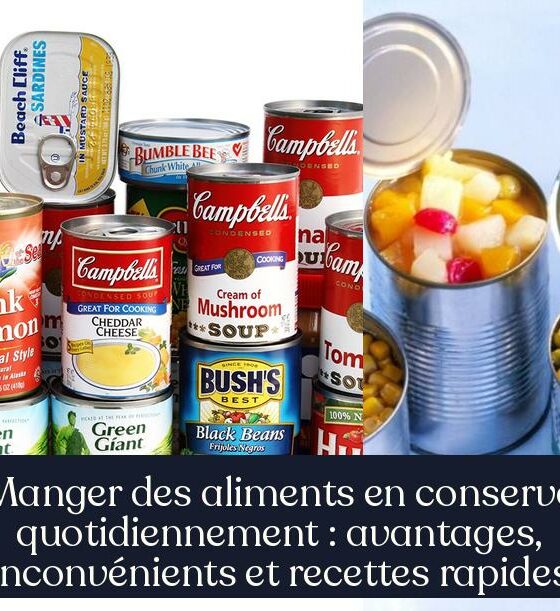 Manger des aliments en conserve quotidiennement : avantages, inconvénients et recettes rapides