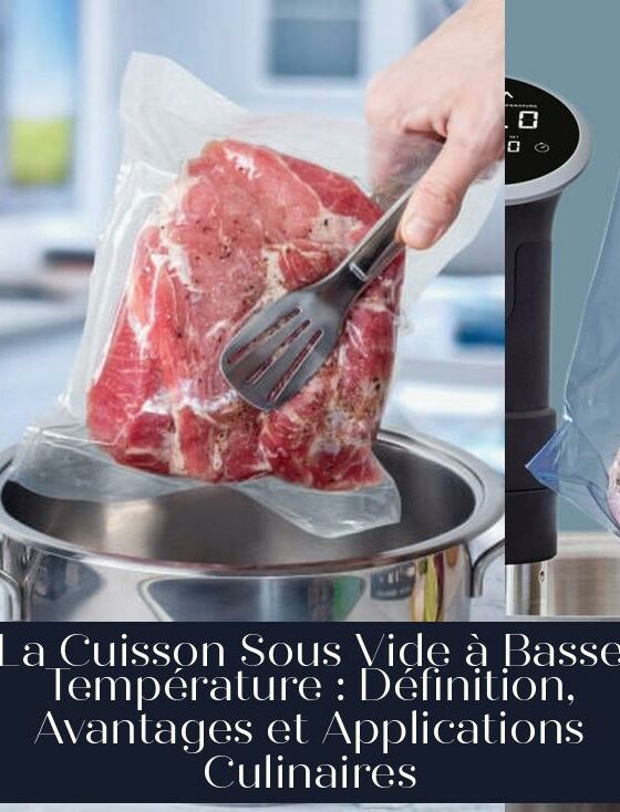 La Cuisson Sous Vide à Basse Température : Définition, Avantages et Applications Culinaires