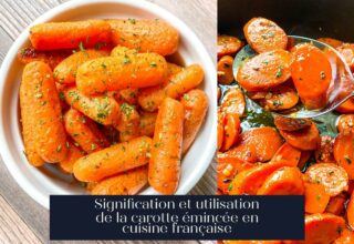 Signification et utilisation de la carotte émincée en cuisine française