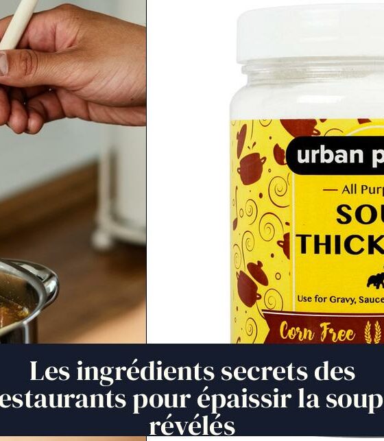 Les ingrédients secrets des restaurants pour épaissir la soupe révélés