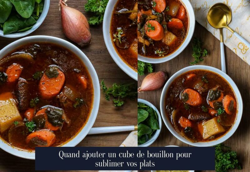 Quand ajouter un cube de bouillon pour sublimer vos plats