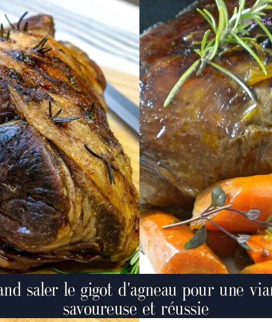 Quand saler le gigot d'agneau pour une viande savoureuse et réussie