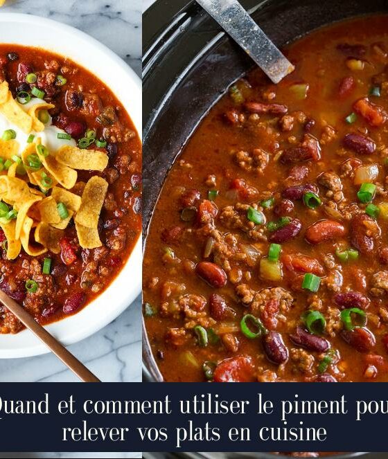 Quand et comment utiliser le piment pour relever vos plats en cuisine