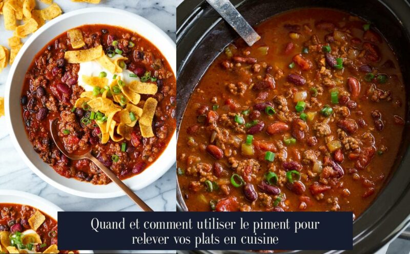 Quand et comment utiliser le piment pour relever vos plats en cuisine