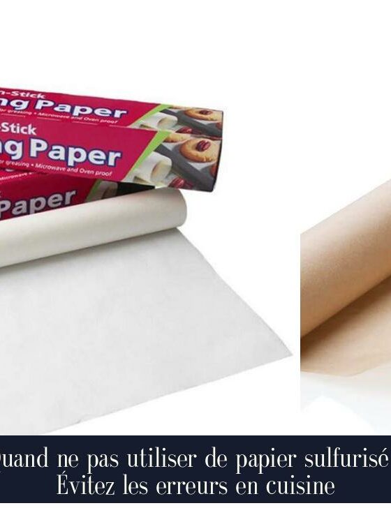 Quand ne pas utiliser de papier sulfurisé : Évitez les erreurs en cuisine