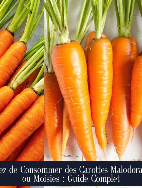 Évitez de Consommer des Carottes Malodorantes ou Moisies : Guide Complet
