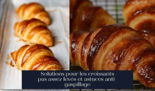 Solutions pour les croissants pas assez levés et astuces anti-gaspillage