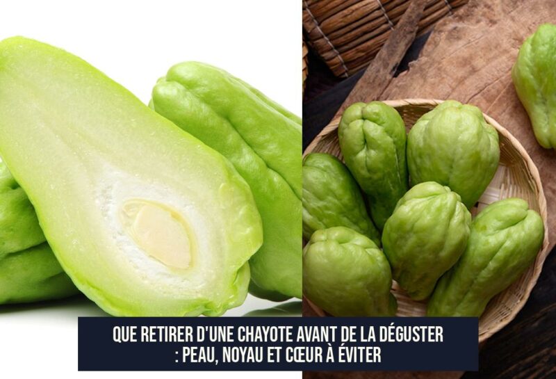 Que retirer d'une chayote avant de la déguster : peau, noyau et cœur à éviter
