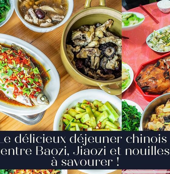 Le délicieux déjeuner chinois : entre Baozi, Jiaozi et nouilles à savourer !