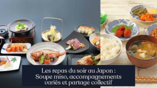 Les repas du soir au Japon : Soupe miso, accompagnements variés et partage collectif