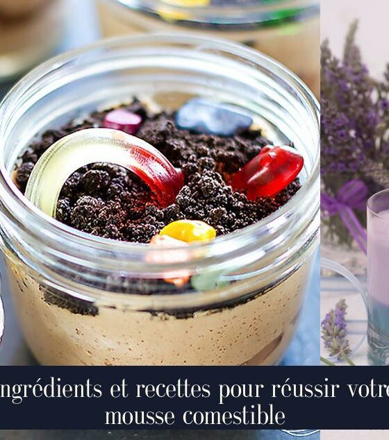 Ingrédients et recettes pour réussir votre mousse comestible