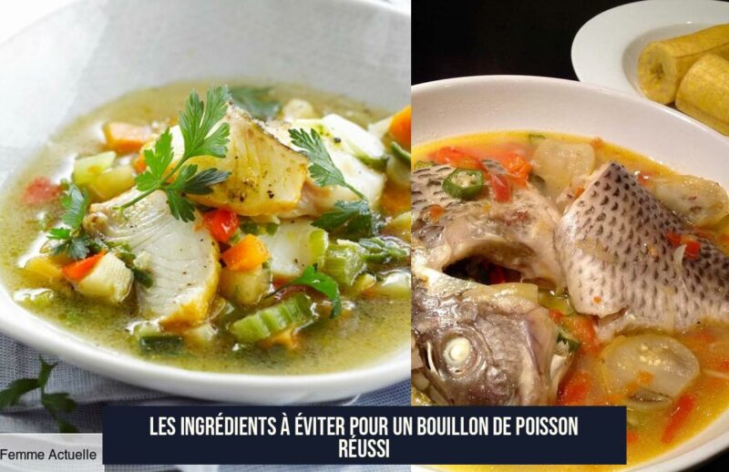 Les ingrédients à éviter pour un bouillon de poisson réussi