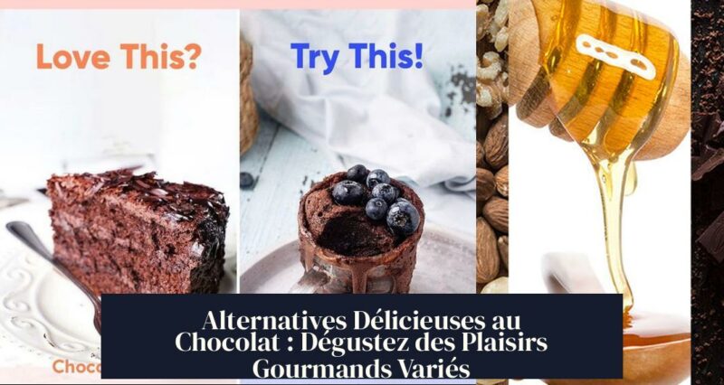 Alternatives Délicieuses au Chocolat : Dégustez des Plaisirs Gourmands Variés