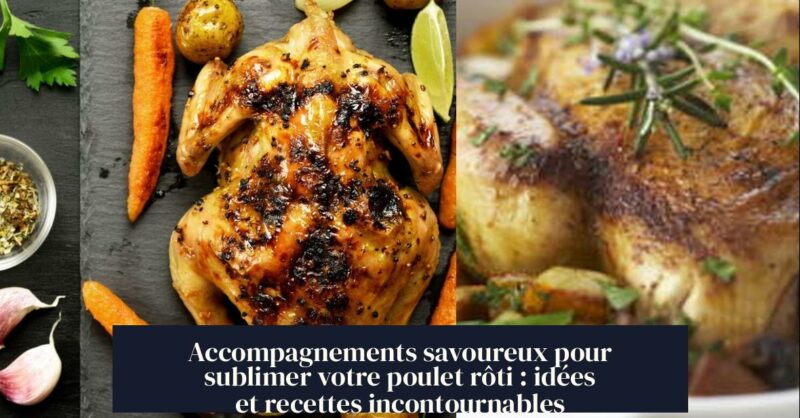 Accompagnements savoureux pour sublimer votre poulet rôti : idées et recettes incontournables