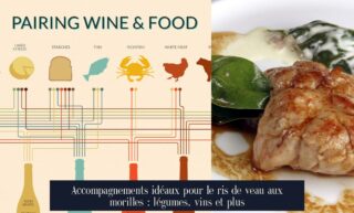 Accompagnements idéaux pour le ris de veau aux morilles : légumes, vins et plus
