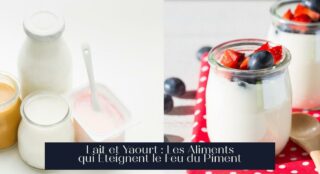 Lait et Yaourt : Les Aliments qui Éteignent le Feu du Piment