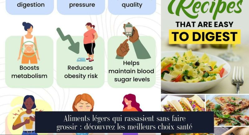 Aliments légers qui rassasient sans faire grossir : découvrez les meilleurs choix santé
