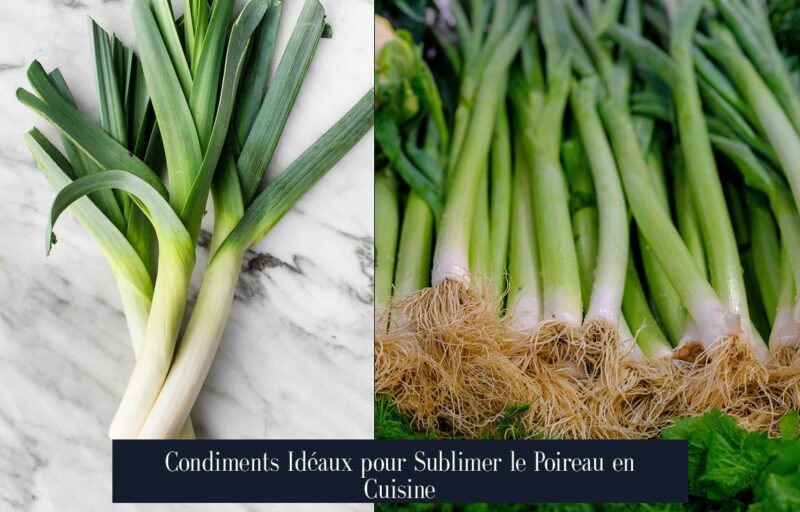 Condiments Idéaux pour Sublimer le Poireau en Cuisine
