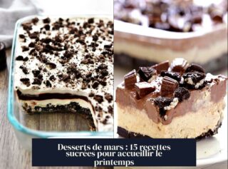 Desserts de mars : 15 recettes sucrées pour accueillir le printemps