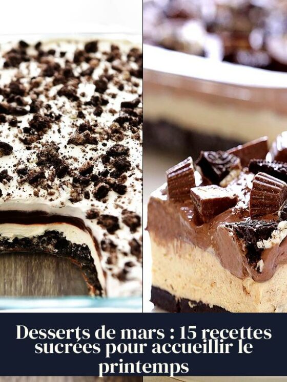 Desserts de mars : 15 recettes sucrées pour accueillir le printemps