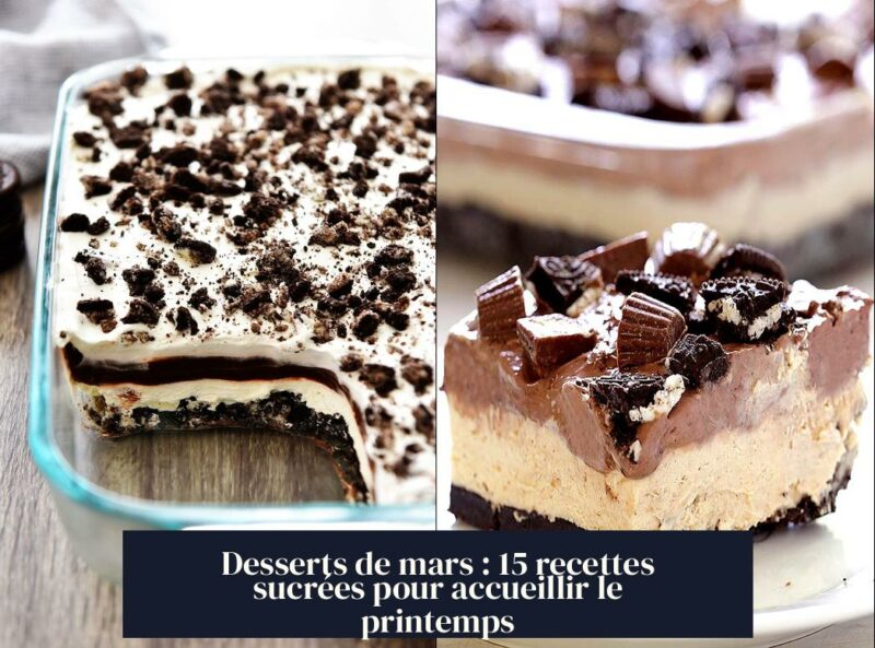 Desserts de mars : 15 recettes sucrées pour accueillir le printemps
