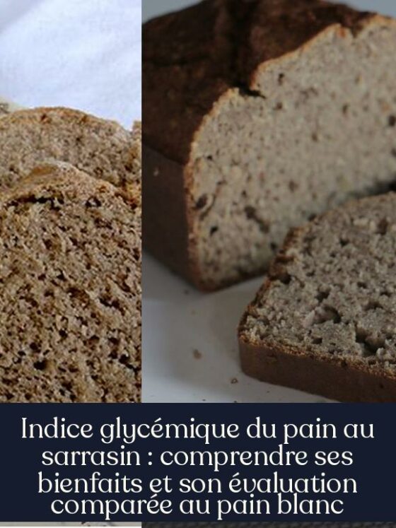 Indice glycémique du pain au sarrasin : comprendre ses bienfaits et son évaluation comparée au pain blanc