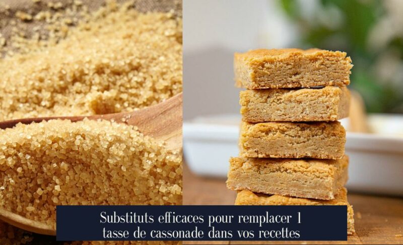 Substituts efficaces pour remplacer 1 tasse de cassonade dans vos recettes