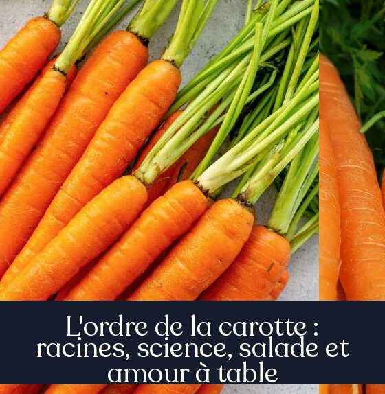L'ordre de la carotte : racines, science, salade et amour à table