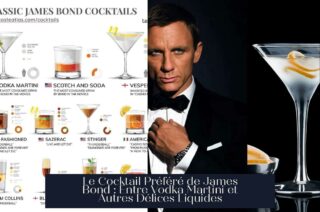 Le Cocktail Préféré de James Bond : Entre Vodka Martini et Autres Délices Liquides