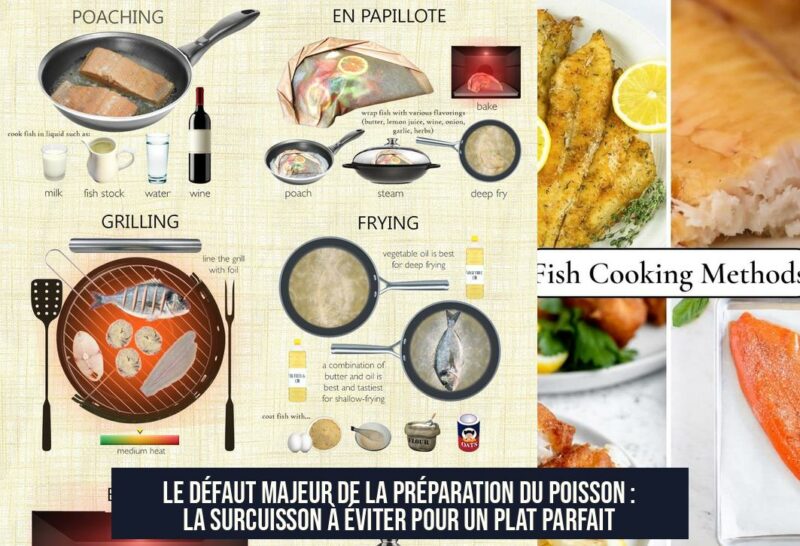 Le défaut majeur de la préparation du poisson : la surcuisson à éviter pour un plat parfait
