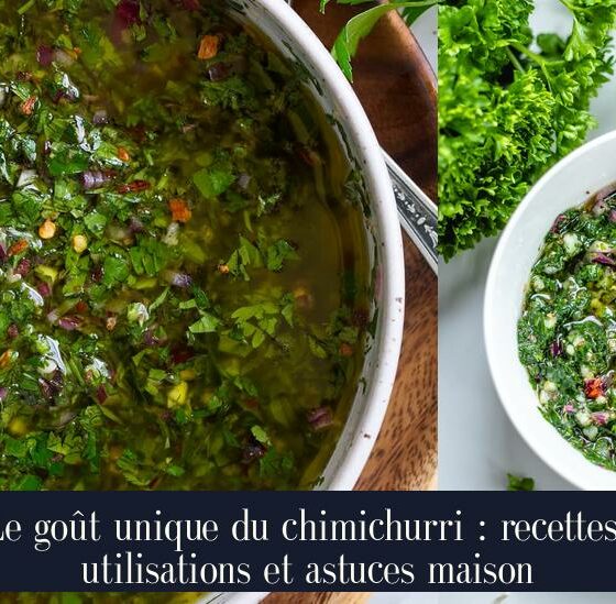 Le goût unique du chimichurri : recettes, utilisations et astuces maison