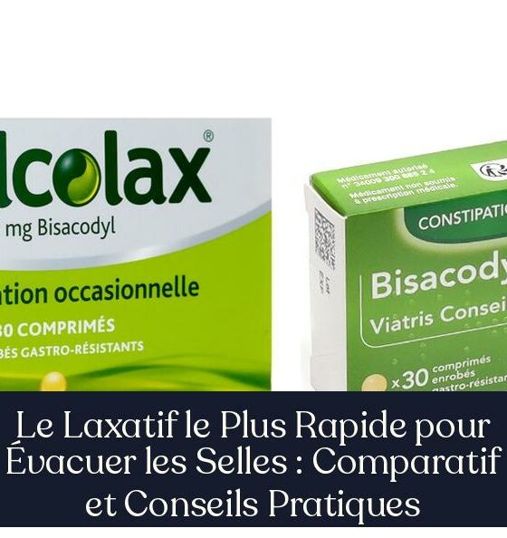Le Laxatif le Plus Rapide pour Évacuer les Selles : Comparatif et Conseils Pratiques