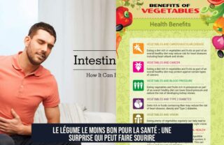 Le légume le moins bon pour la santé : une surprise qui peut faire sourire