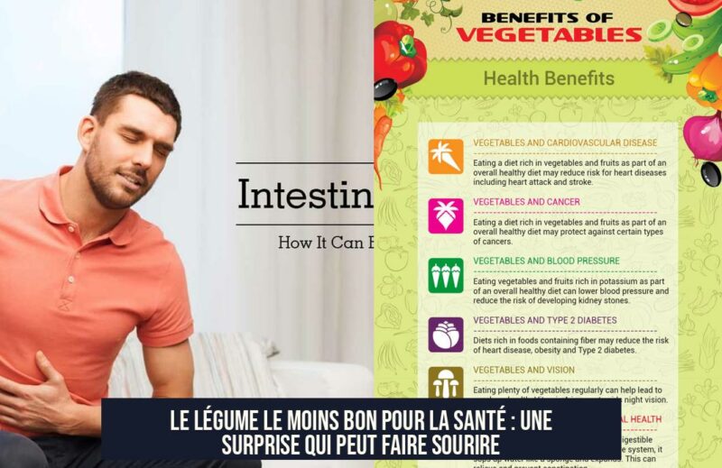 Le légume le moins bon pour la santé : une surprise qui peut faire sourire