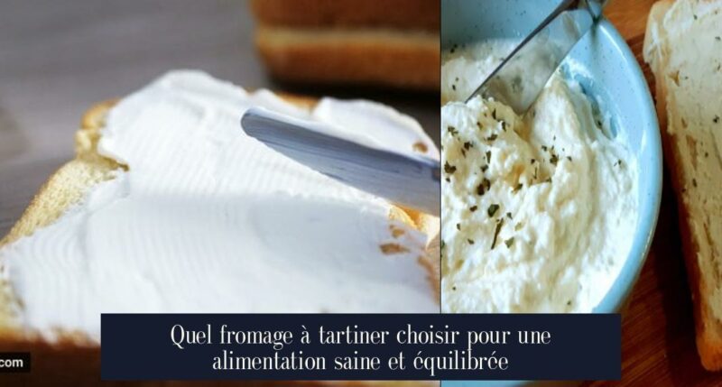 Quel fromage à tartiner choisir pour une alimentation saine et équilibrée