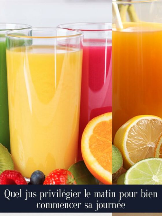 Quel jus privilégier le matin pour bien commencer sa journée