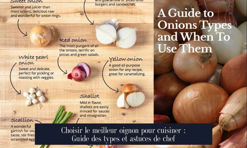 Choisir le meilleur oignon pour cuisiner : Guide des types et astuces de chef