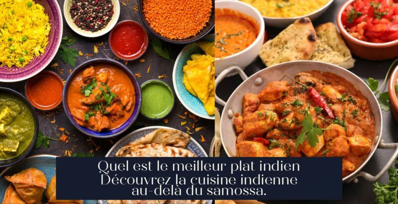 Quel est le meilleur plat indien Découvrez la cuisine indienne au-delà du samossa.