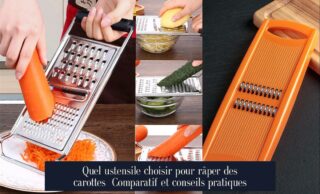 Quel ustensile choisir pour râper des carottes Comparatif et conseils pratiques