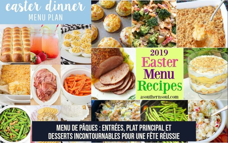 Menu de Pâques : Entrées, Plat Principal et Desserts Incontournables pour une Fête Réussie
