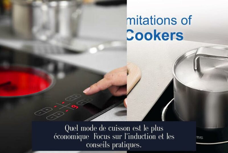 Quel mode de cuisson est le plus économique Focus sur l'induction et les conseils pratiques.