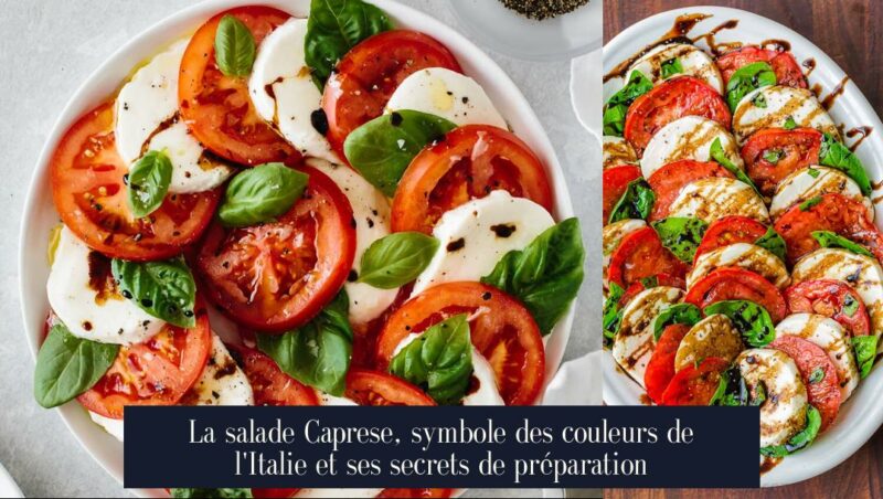 La salade Caprese, symbole des couleurs de l'Italie et ses secrets de préparation